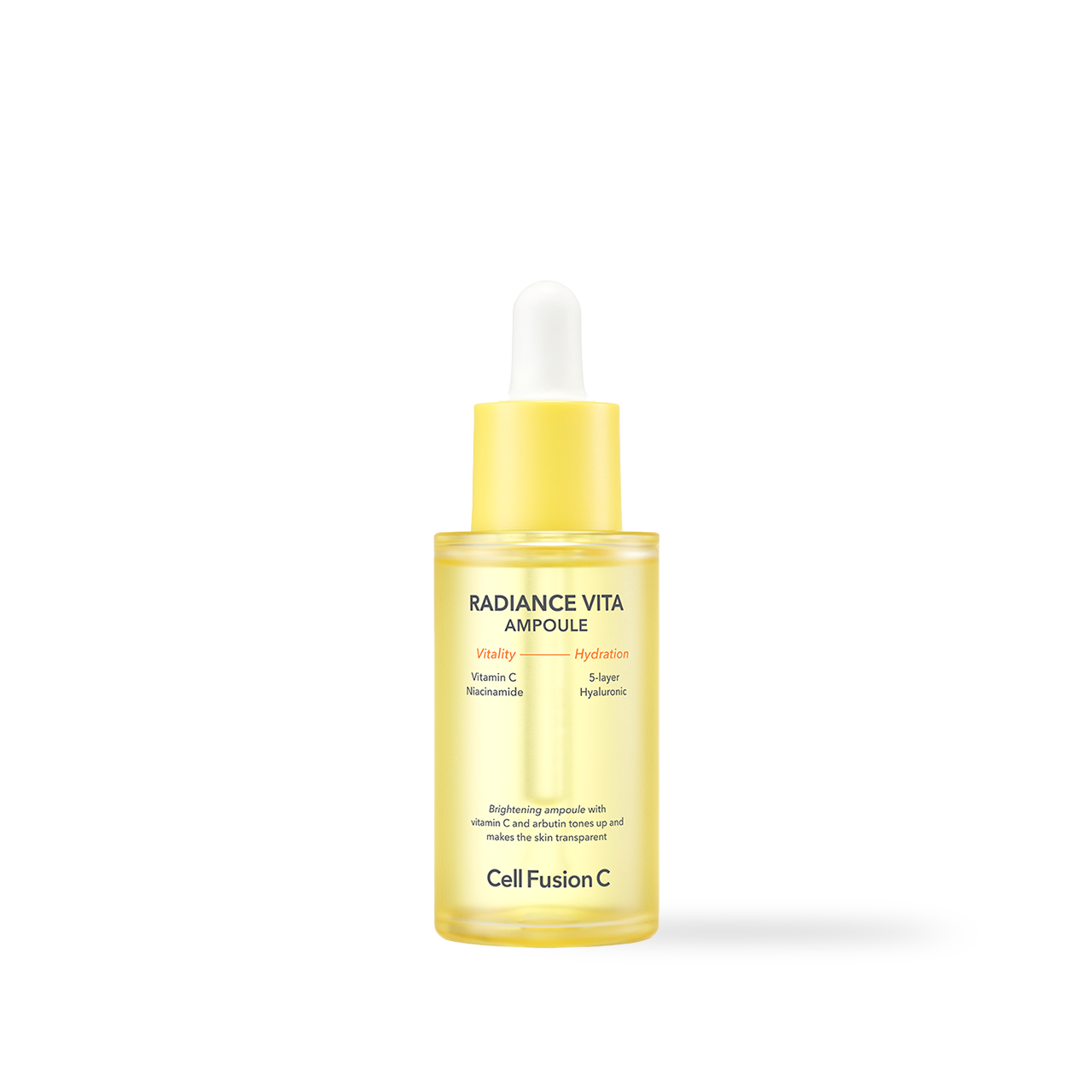 Cell Fusion C Radiance Vita Ampoule 30ml, formula texture and finish