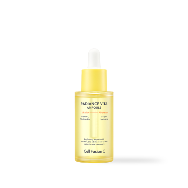 Cell Fusion C Radiance Vita Ampoule 30ml, product packaging and full size