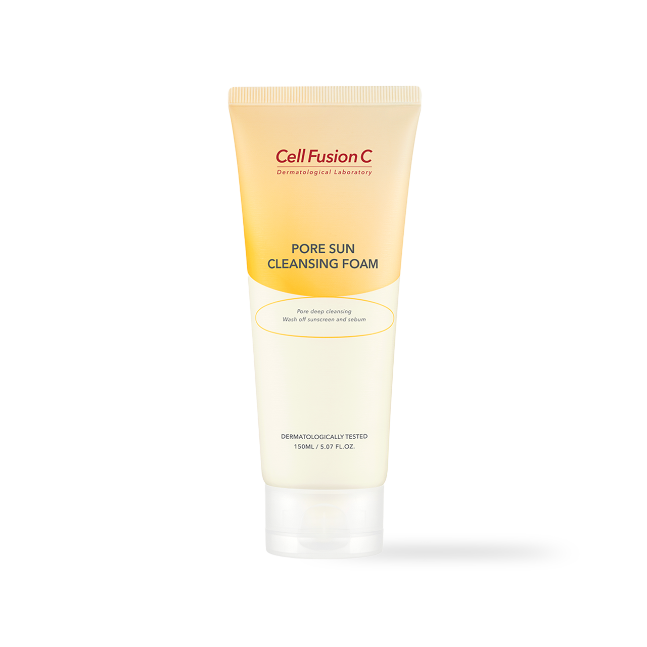 Cell Fusion C Pore Sun Cleansing Foam - 150ml, formula texture and finish