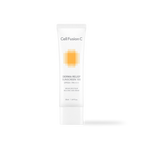 Cell Fusion C Derma Relief Sunscreen 100 SPF50+/PA++++ 50ml, product packaging and full size