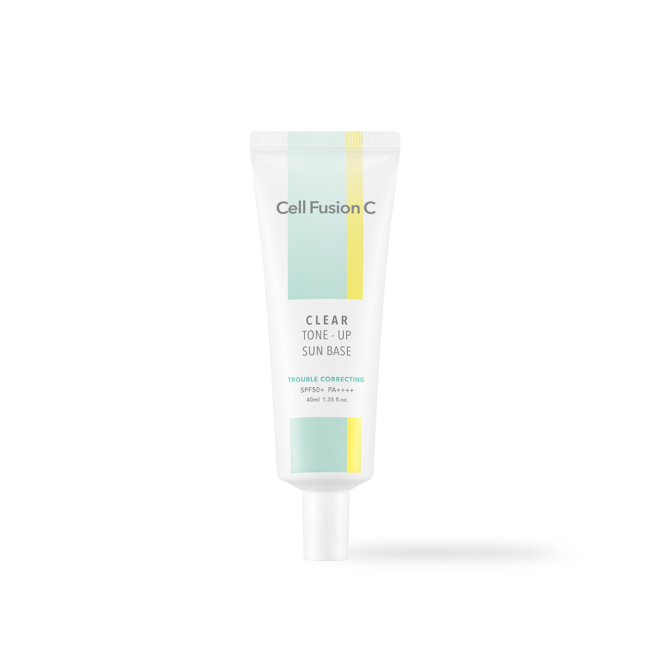 Cell Fusion C Clear Tone-Up Sun Base SPF 50+/ PA++++ 40ml, formula texture and finish