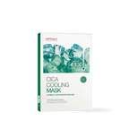 Cell Fusion C Cica Cooling Mask - 5 sheets, product packaging and full size