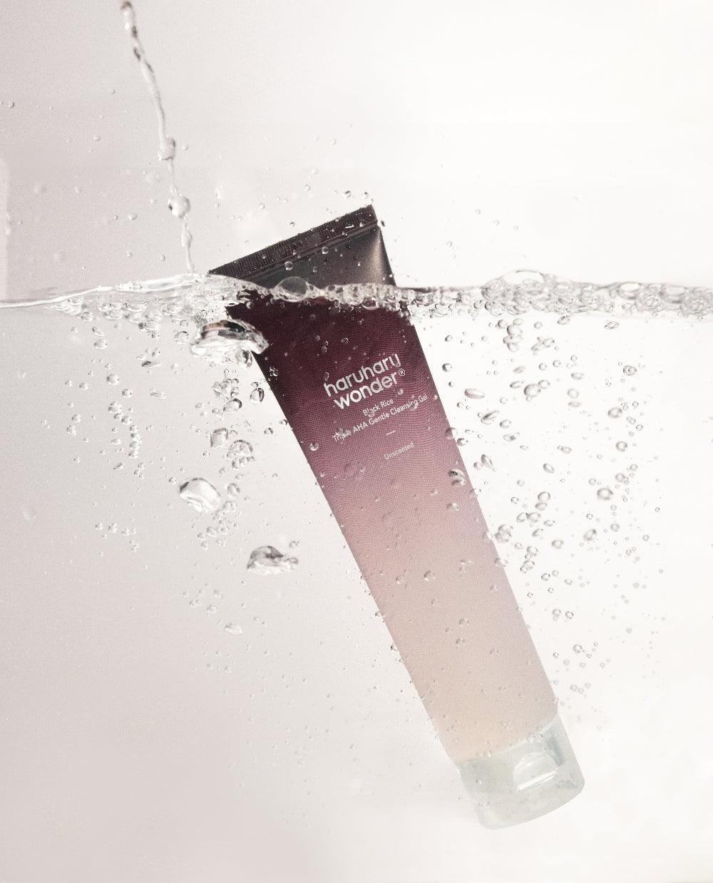 Haruharu Wonder Black Rice Triple AHA Cleansing Gel 100ml - side view