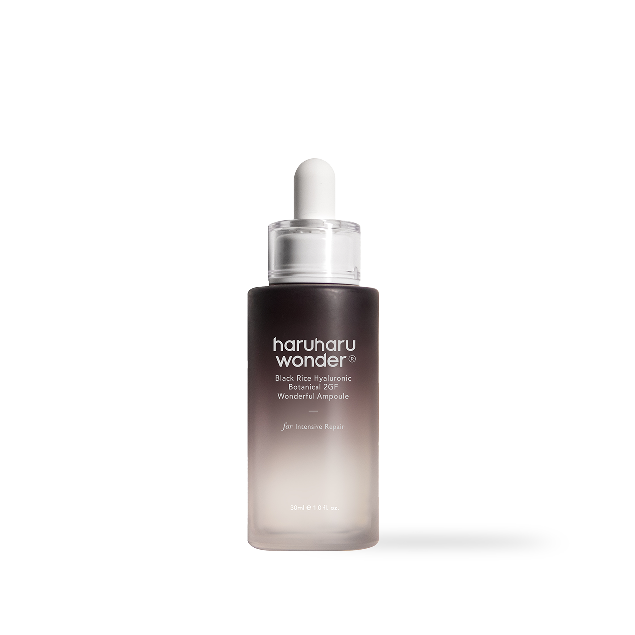 Haruharu Wonder Black Rice Hyaluronic Botanical 2GF Wonderful Ampoule 30ml - front