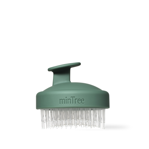 MinTree Scalp Purify Massager, scalp massager featuring dual-length flexible bristles