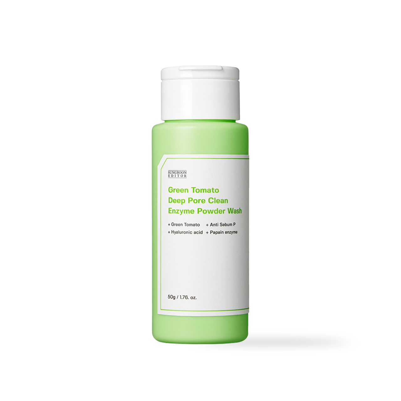 SUNGBOON EDITOR Green Tomato Deep Pore Clean Enzyme Powder Wash