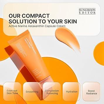 SUNGBOON EDITOR Active Marine Astaxanthin Capsule Cream