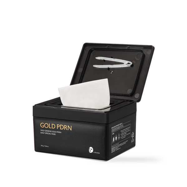 milktouch Wild Ginseng Gold PDRN Daily Special Mask, sheet mask featuring 30 daily firming sheet masks