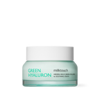 milktouch Hedera Helix Green Hyaluron 6sec Moisture Cream 50ml, face cream featuring ivy and centella soothing formula