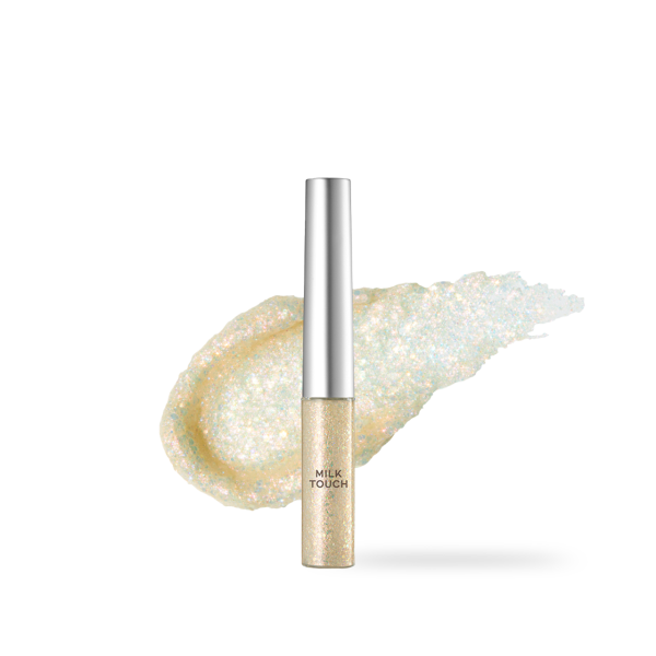 milktouch Fairy Jewel Eye Glitter • Aurora White Jewelry, eye glitter featuring multidimensional pearl sparkle