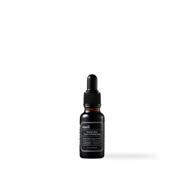 Dear Klairs Midnight Blue Youth Activating Drop 20ml, serum for elasticity and fine-line care