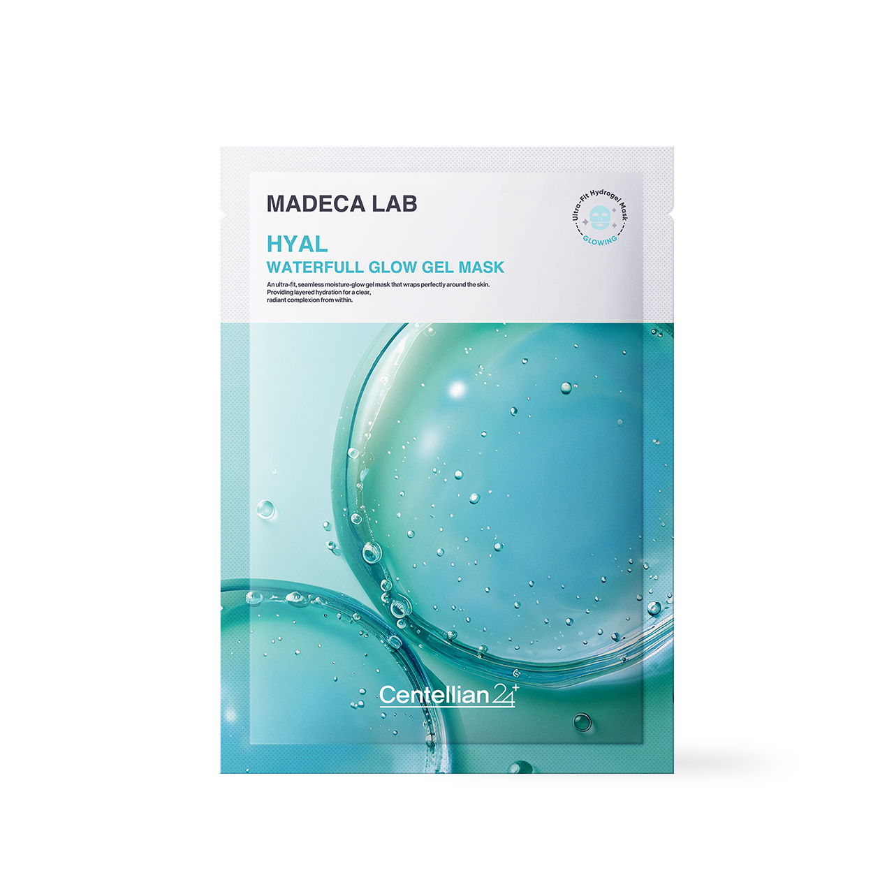 Centellian24 Madeca Lab Hyal Waterfull Glow Gel Mask 1EA - applied