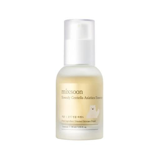 mixsoon Soondy Centella Asiatica Essence 30ml with Centella Asiatica that centres the formula on soothing centella asiatica
