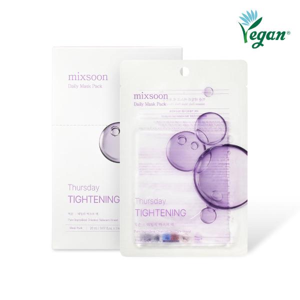 mixsoon Daily Mask Pack Thursday Tightening 20ml*10ea product packaging