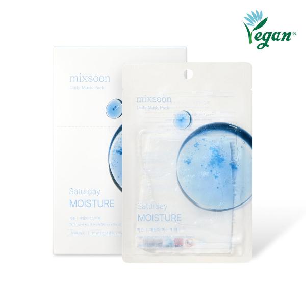 mixsoon Daily Mask Pack Saturday Moisture 20ml*10ea product packaging