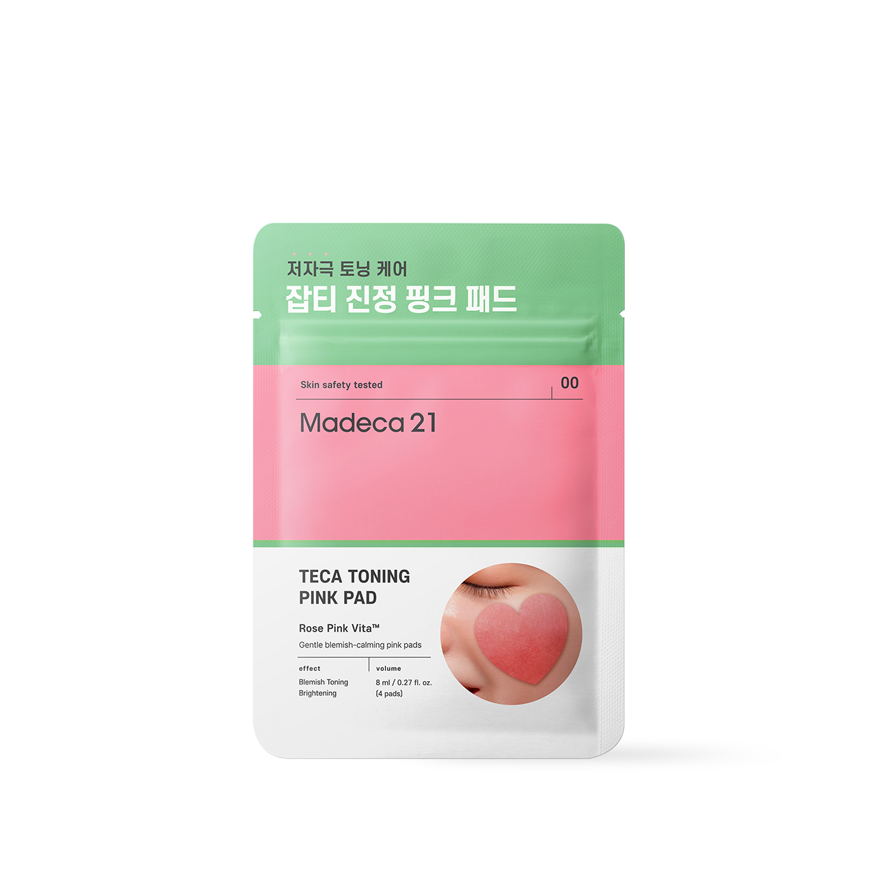 Madeca21 Teca Toning Pink Pad 4ea - pad applied