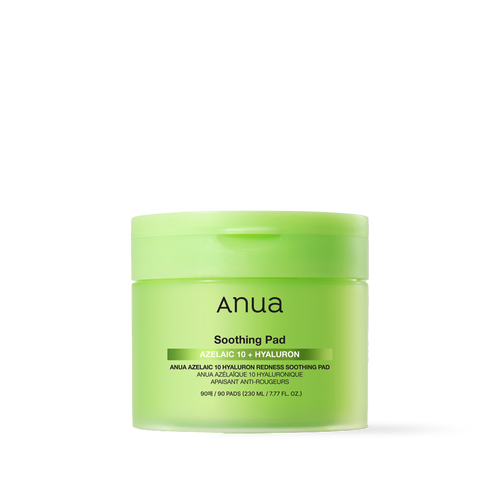 Anua Azelaic 10 Hyaluron Redness Soothing Pad 90ea - pad close-up