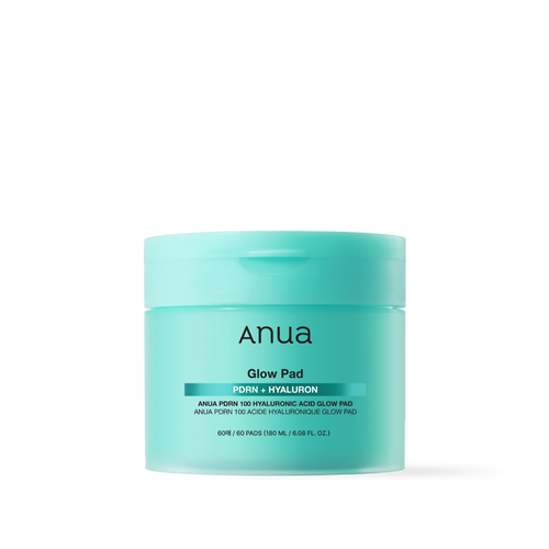 Anua PDRN 100 Hyaluronic Acid Glow Pad 60ea - dual texture