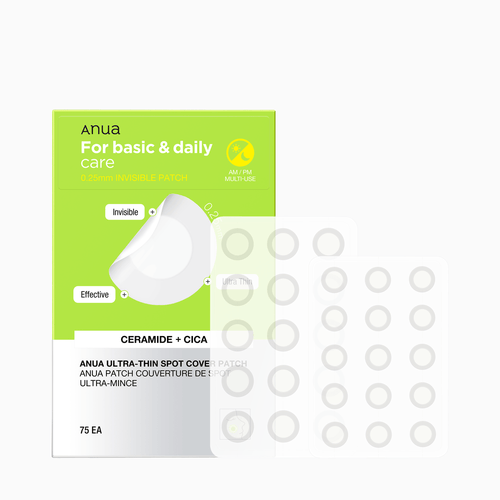 Anua Ultra Thin Spot Cover Patch - 0.25mm thickness is virtually invisible