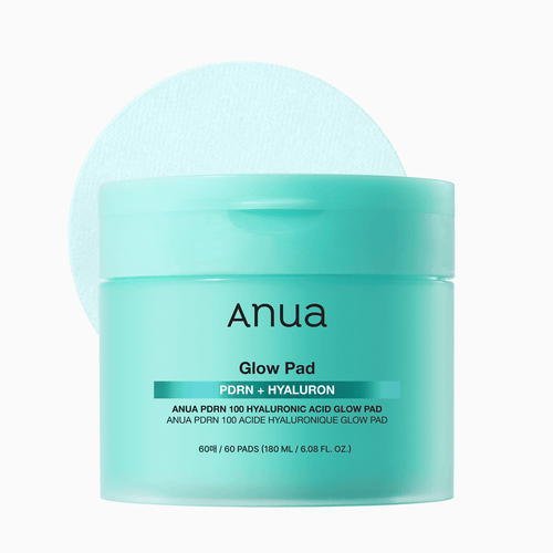 Anua PDRN 100 Hyaluronic Acid Glow Pad - large 7cm pad covers more of the face