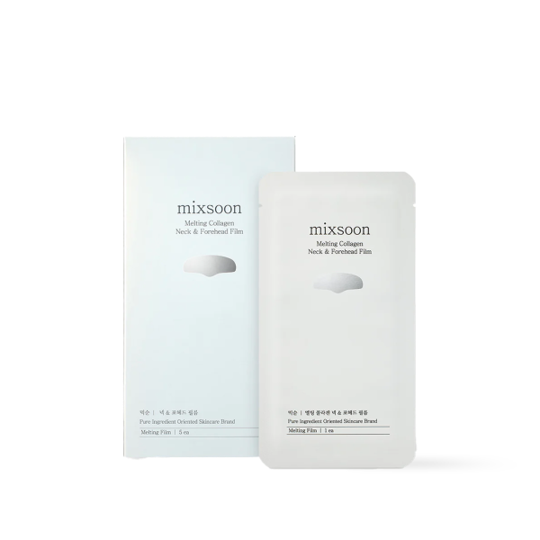 mixsoon Melting Collagen Neck & forhead Film 5ea product packaging