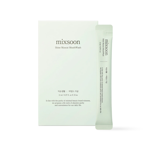mixsoon Shine Muscat Mouthwash 11ml*10packets product packaging