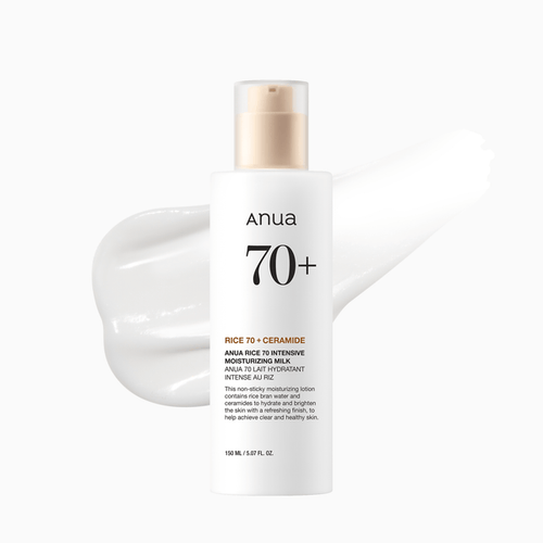 Anua Rice 70 Intensive Moisturizing Milk 150ml - ceramide complex supports the barrier