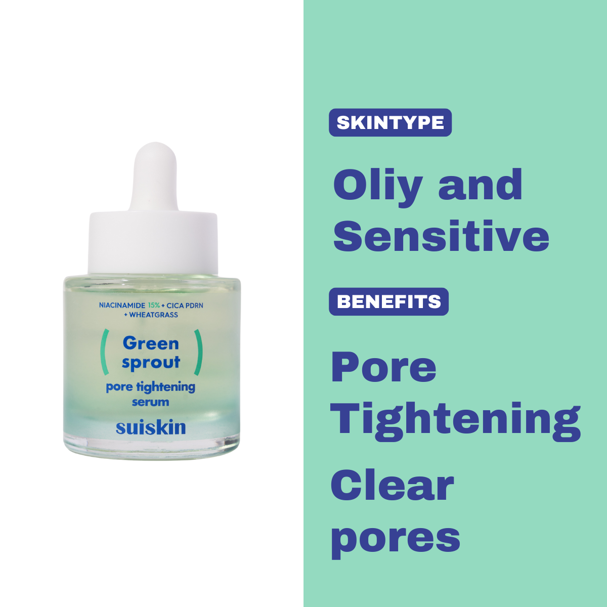 SUISKIN Green Sprout Pore Tightening Serum