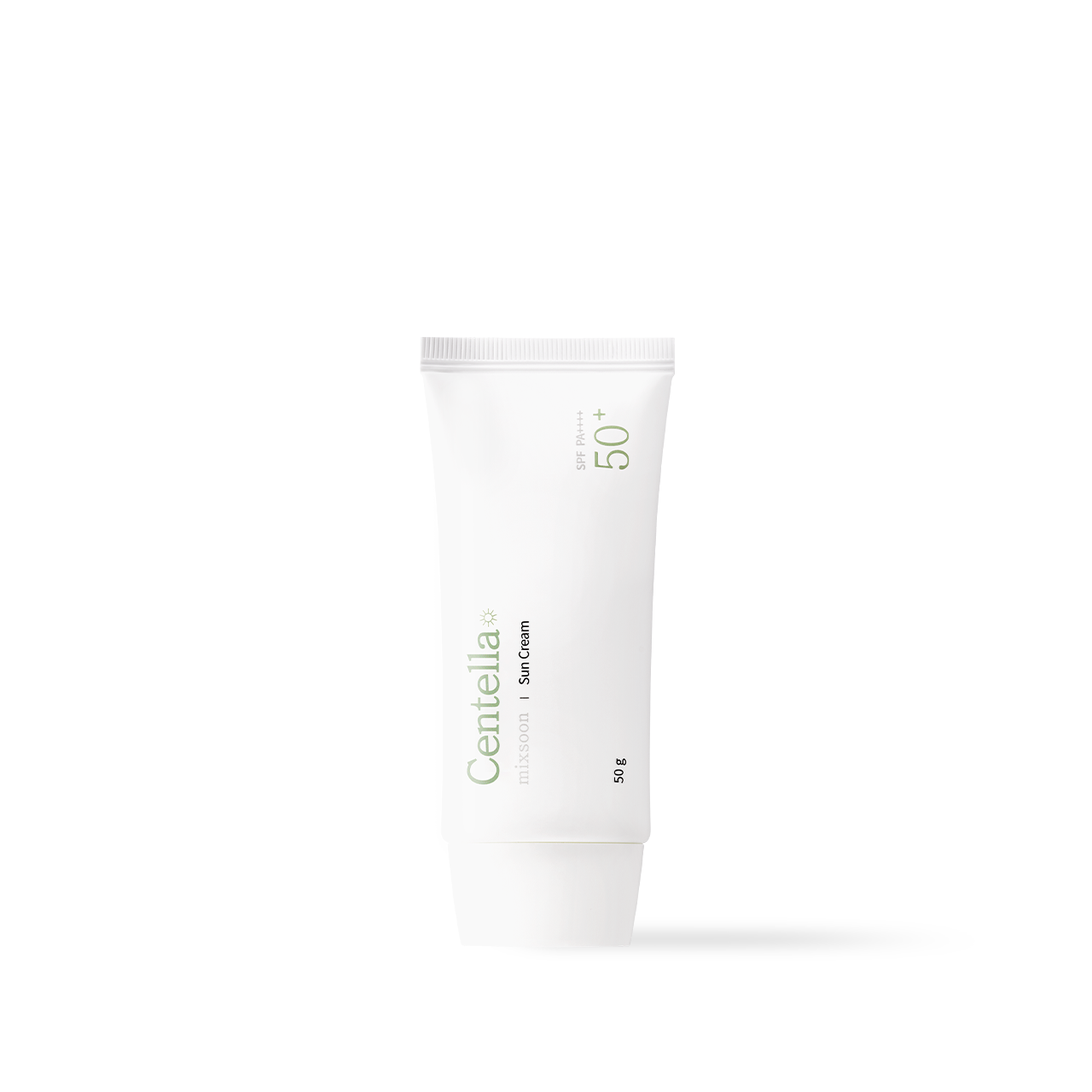 mixsoon Centella Suncream 50g SPF 50+ PA++++ 50g spreadable sunscreen texture and finish