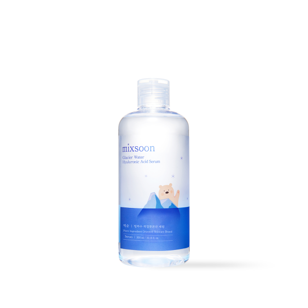 mixsoon Glacier Water Hyaluronic Acid Serum 300ml product packaging