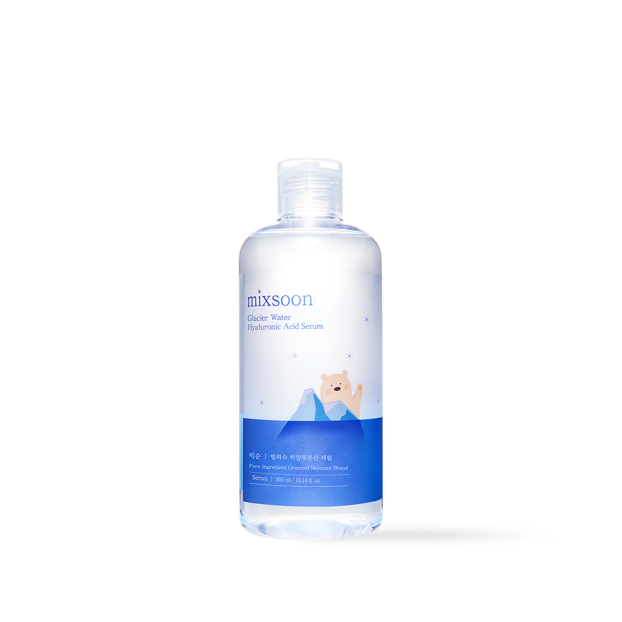 mixsoon Glacier Water Hyaluronic Acid Serum 300ml concentrated serum texture and finish