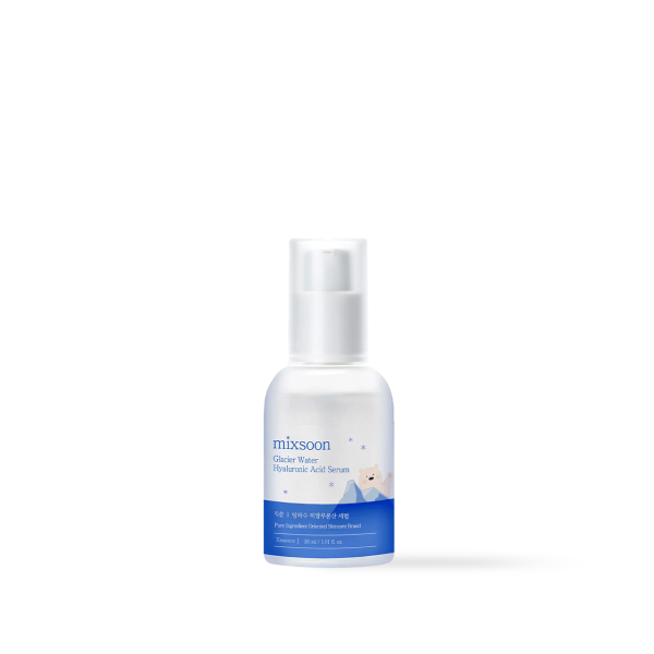 mixsoon Glacier Water Hyaluronic Acid Serum 30ml product packaging