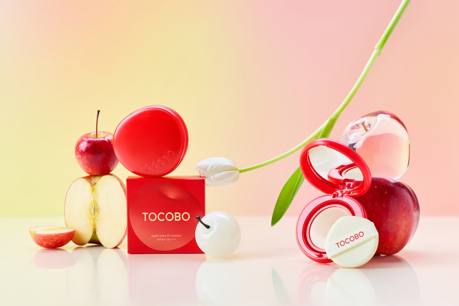 Tocobo Apple Dewy Fit Cushion + Refill