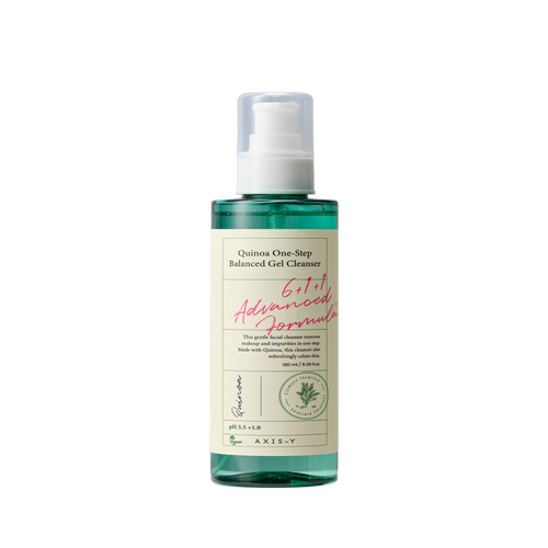 AXIS-Y Quinoa One Step Balanced Gel Cleanser 180ml - dewy fluid gel texture