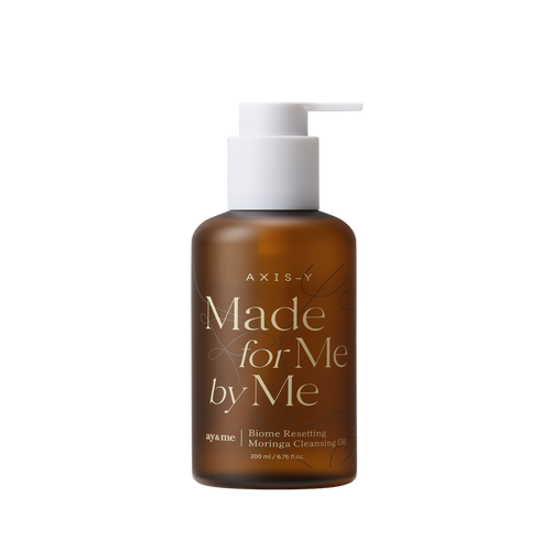 AXIS-Y Biome Resetting Moringa Cleansing Oil 200ml - glides smoothly over dry skin
