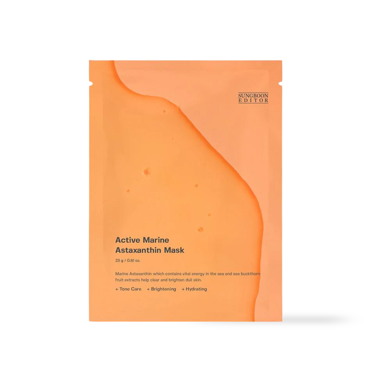 SUNGBOON EDITOR Active Marine Astaxanthin Mask x 10
