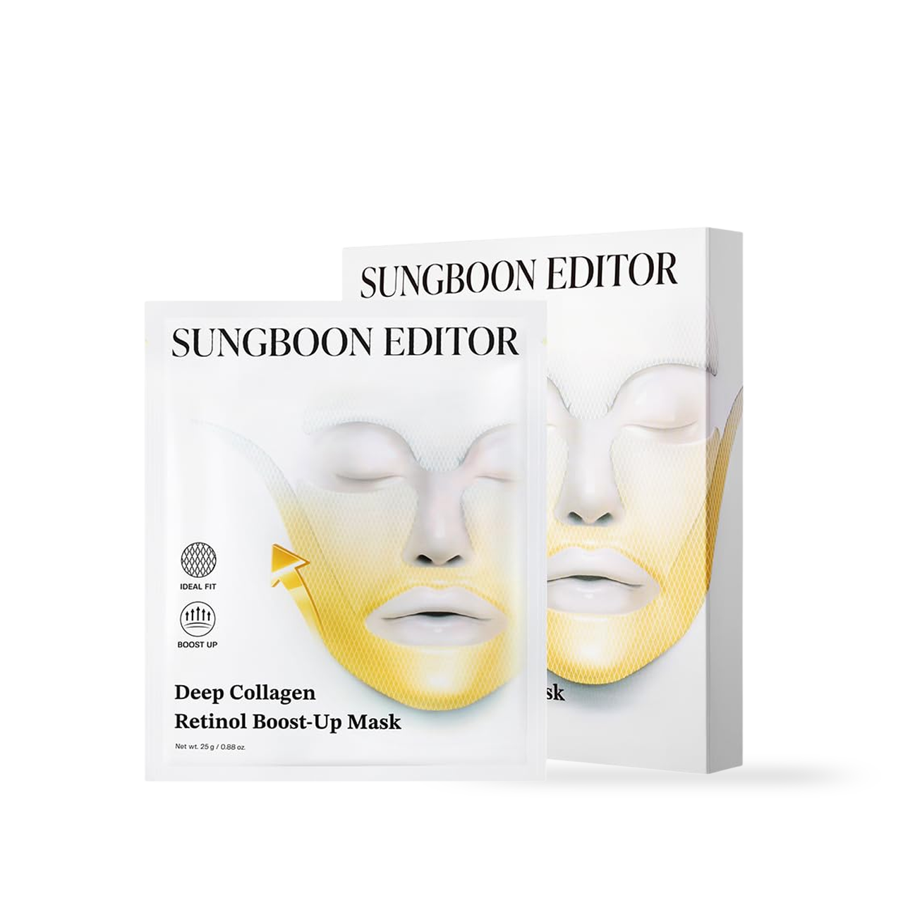 SUNGBOON EDITOR Deep Collagen Retinol Tension Boost Up Mask x 4