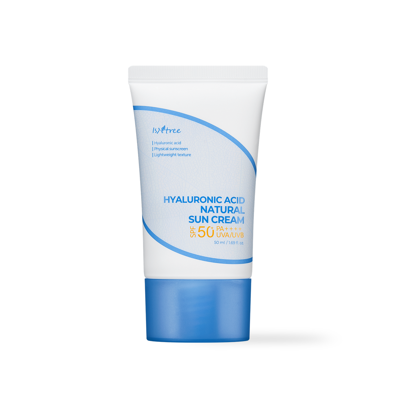 Isntree Hyaluronic Acid Natural Sun Cream 50ml - side view