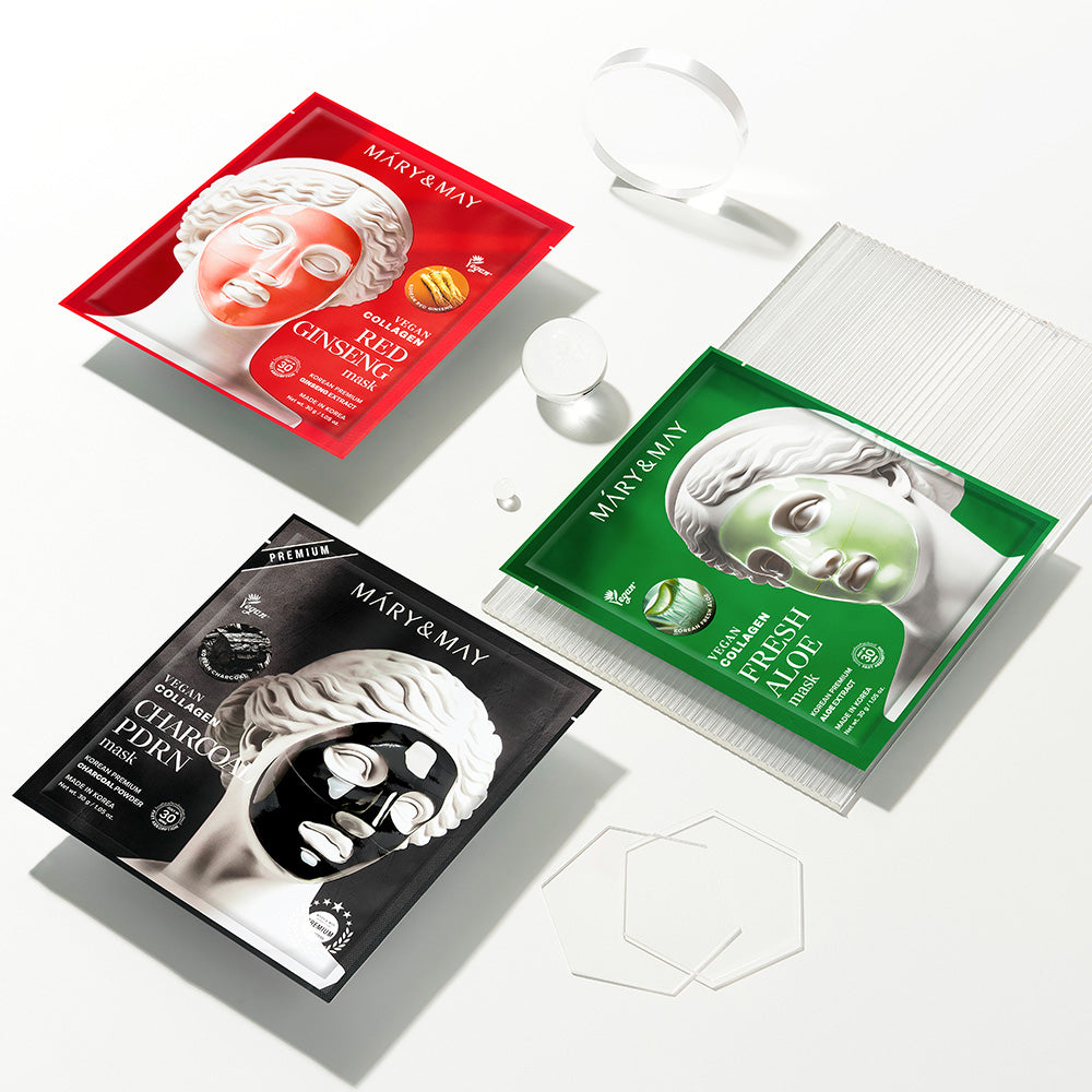 Mary&May Vegan Collagen Fresh Aloe Mask