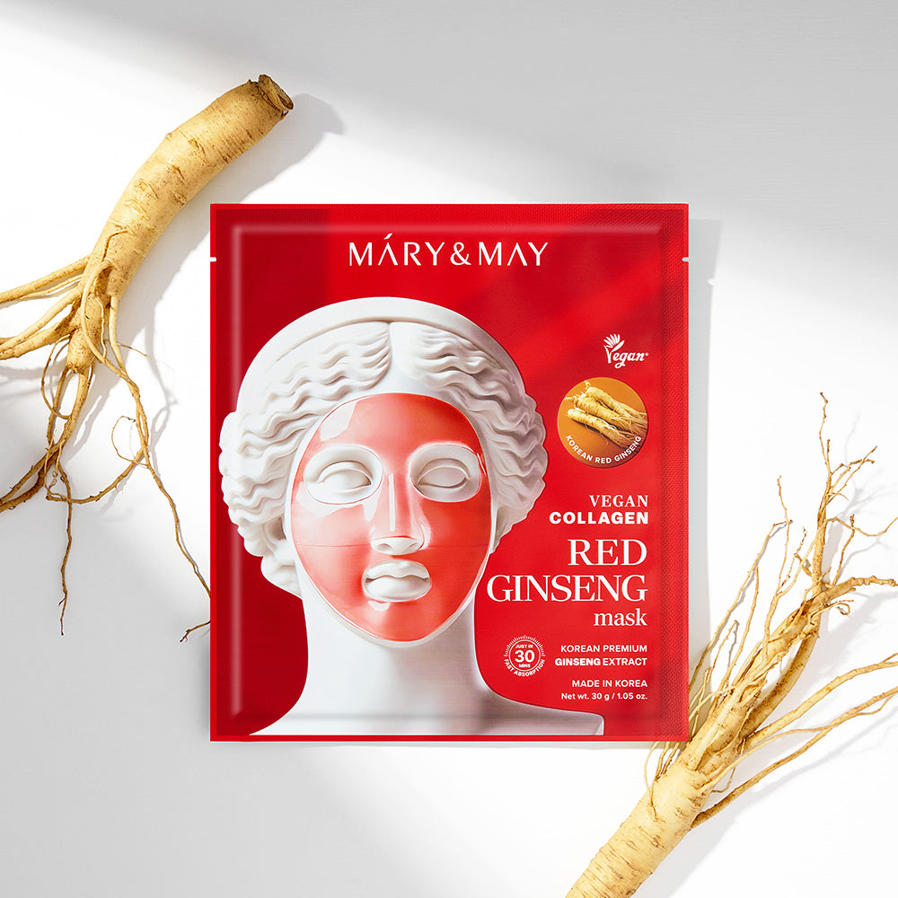 Mary&May Vegan Collagen Red Ginseng Mask