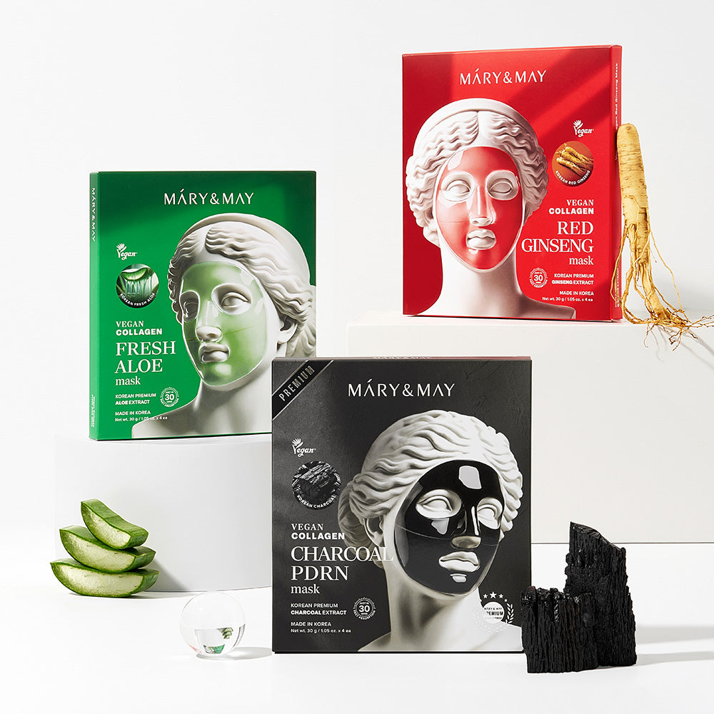 Mary&May Vegan Collagen Red Ginseng Mask