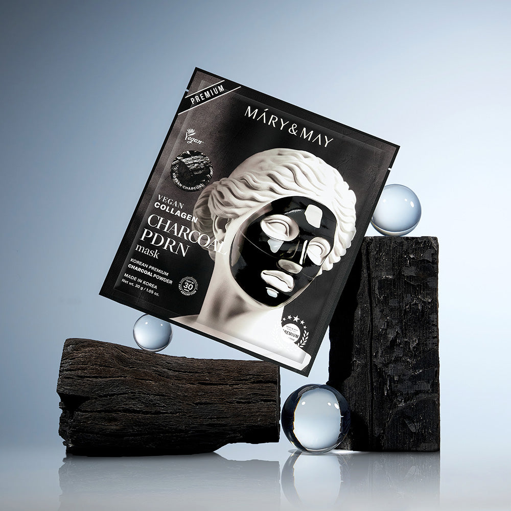 Mary&May Vegan Collagen Charcoal PDRN Mask