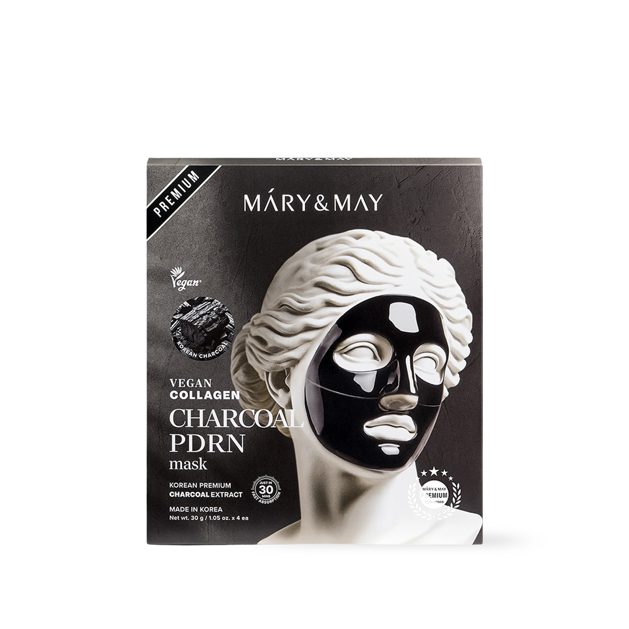 Mary&May Vegan Collagen Charcoal PDRN Mask