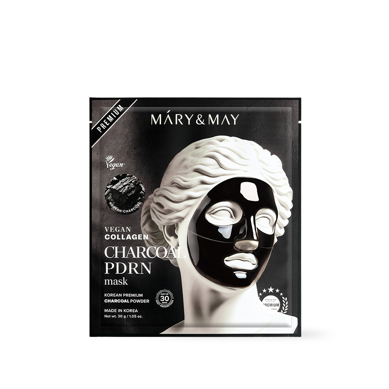 Mary&May Vegan Collagen Charcoal PDRN Mask