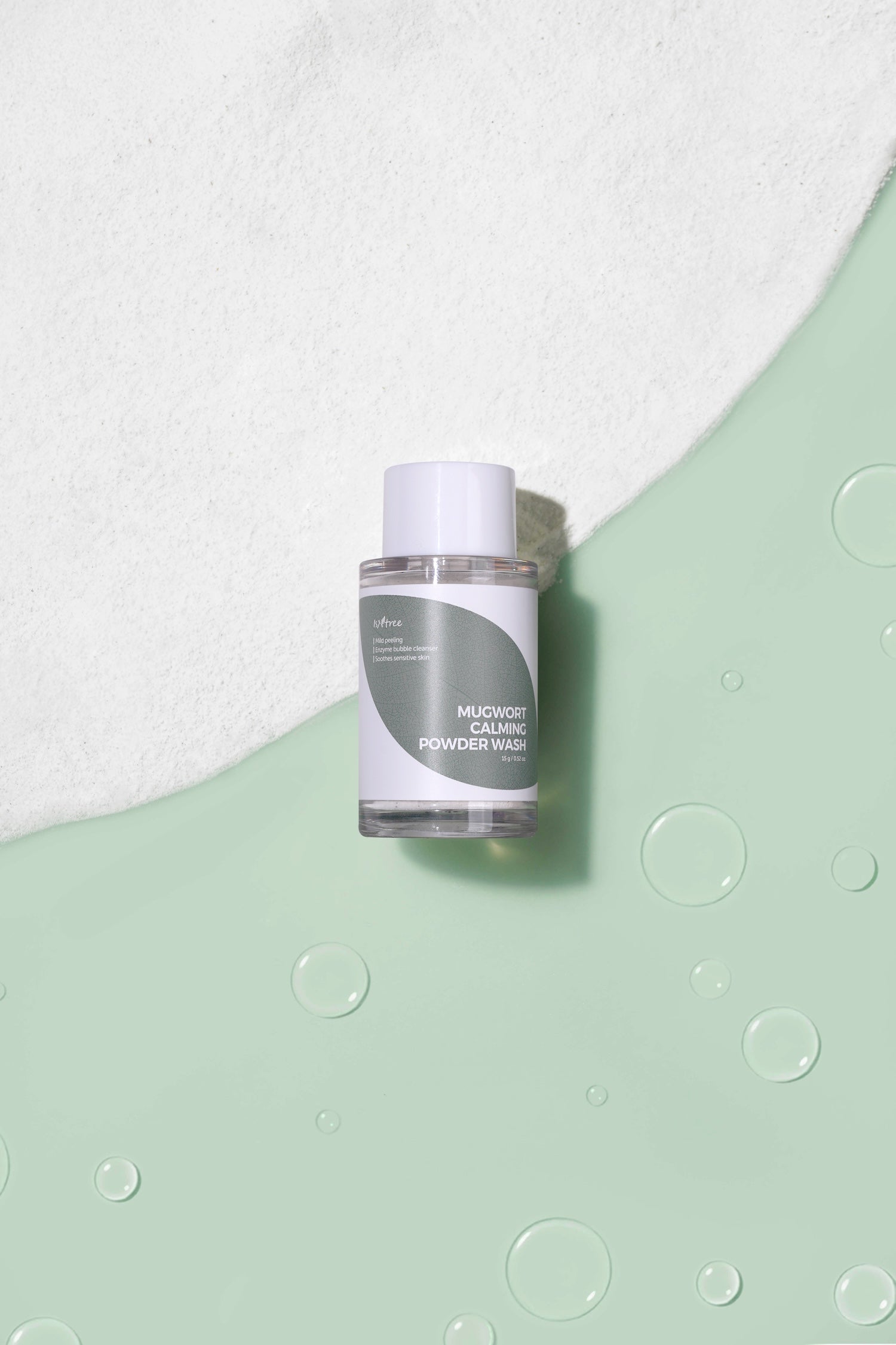 Isntree Mugwort Calming Powder Wash 15g