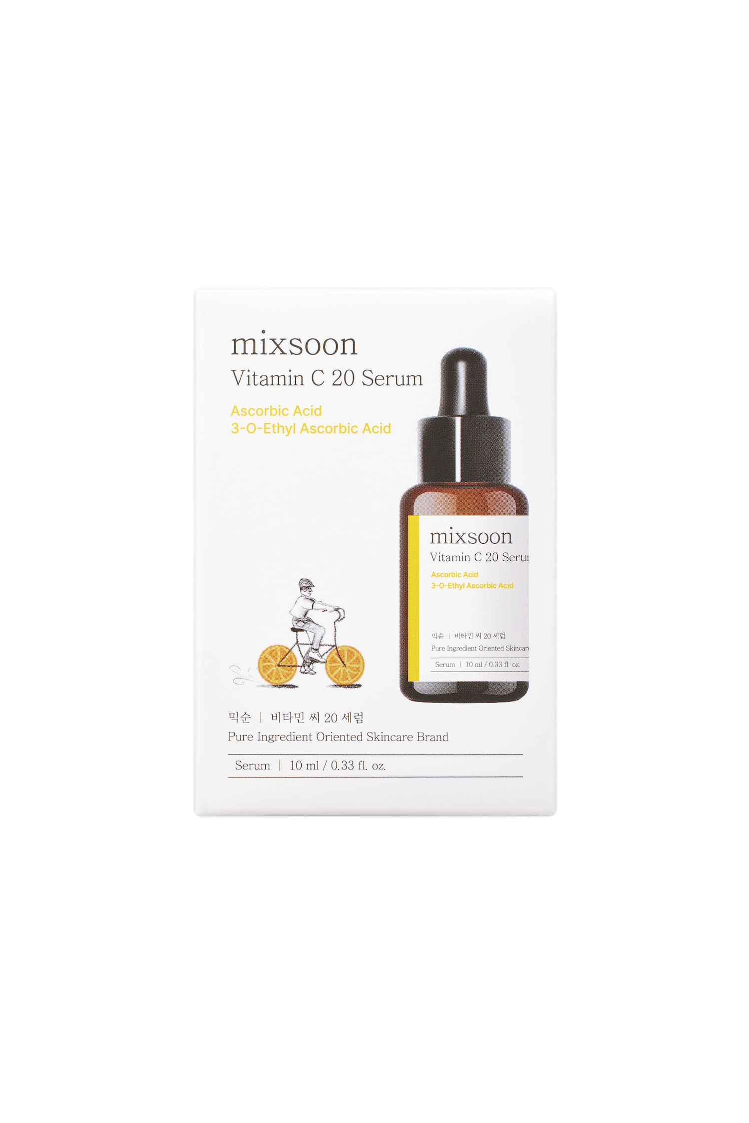mixsoon Vitamin C 20 Serum 10ml product size and packaging details