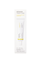 mixsoon Vitamin C Cream 30ml application, texture and skin finish