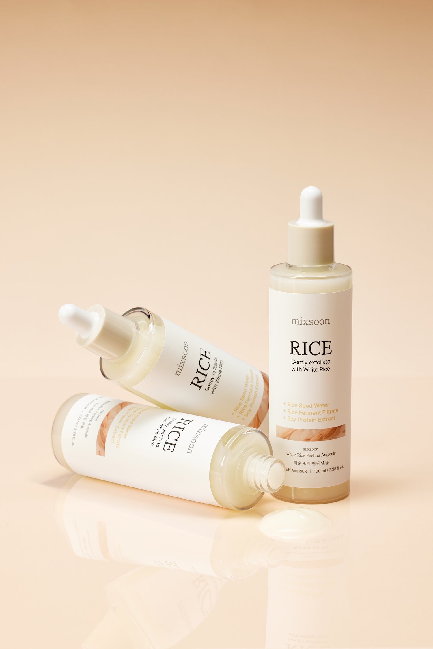 mixsoon White Rice Peeling Ampoule 100ml how-to-use and application guide