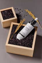 mixsoon Black Rice Peeling Ampoule 100ml formula featuring Rice Ferment