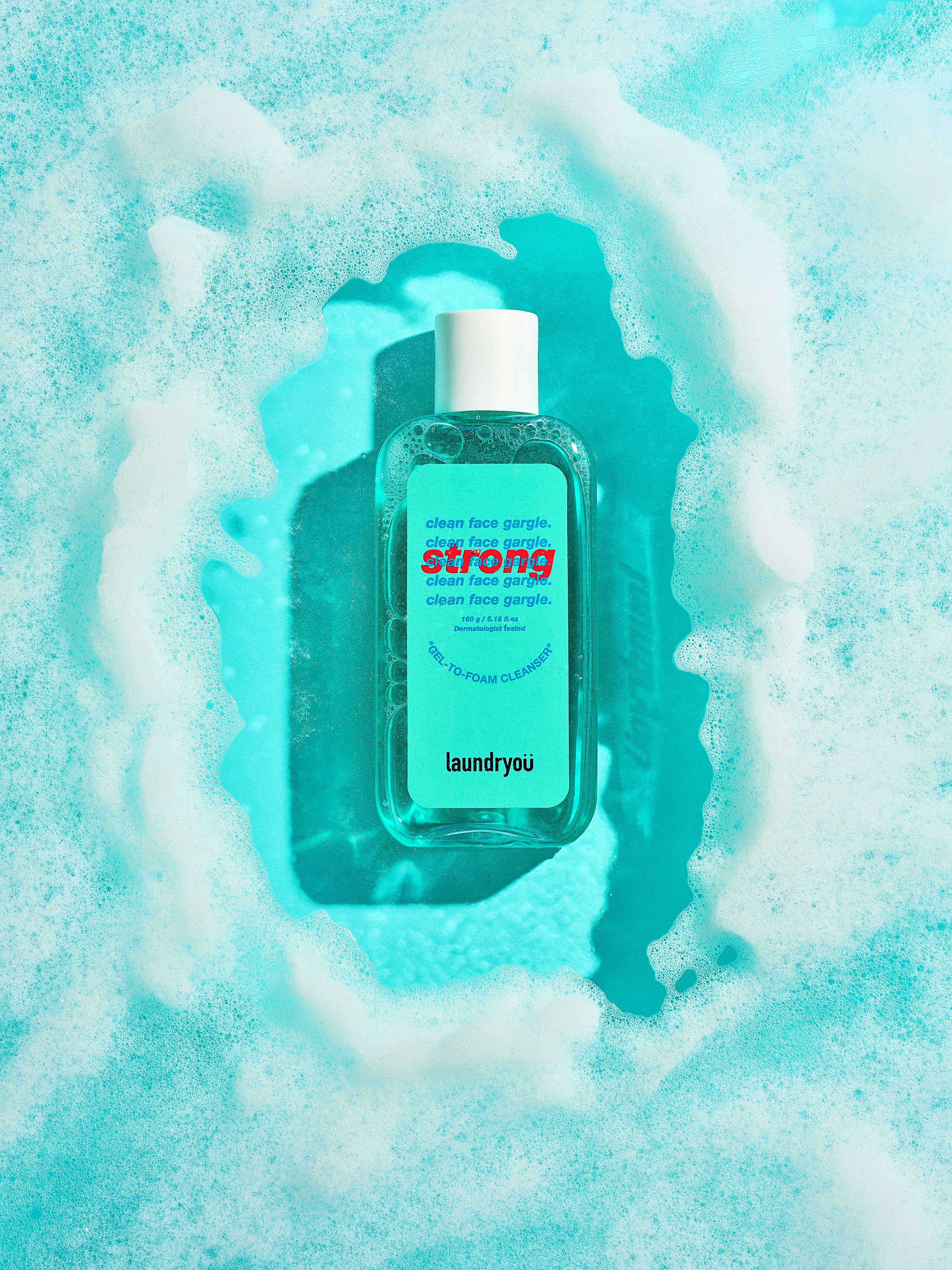 Laundryou Clean Face Gargle Gel-to-Foam Cleanser Strong